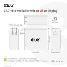 Club 3D Hálózati Adapter - CAC-1914EU (140W, GaN USB-C, PD 3.1)