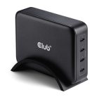 Club 3D Hálózati Adapter - CAC-1918 (240W GaN, 4x USB-C, PD3.1, 4 csatlakozó)