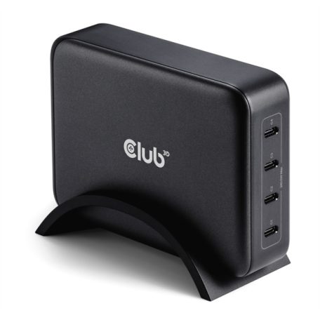 Club 3D Hálózati Adapter - CAC-1918 (240W GaN, 4x USB-C, PD3.1, 4 csatlakozó)