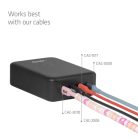Club 3D Hálózati Adapter - CAC-1933 (240W GaN, 4x USB-C, PD3.1, PPS + LED kijelző)