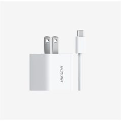   Hikvision HIKSEMI Telefon töltő - 1db USB-C, 1db USB-A + USB-C kábel, 33W, US plug