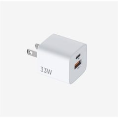   Hikvision HIKSEMI Telefon töltő - 1db USB-C, 1db USB-A + USB-C kábel, 33W, US plug