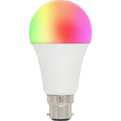   Woox Smart LED Izzó - R4554 (B22, 8W, 650lm, RGB+meleg fehér, 3000K, Wi-Fi, 30 000 óra élettartam)