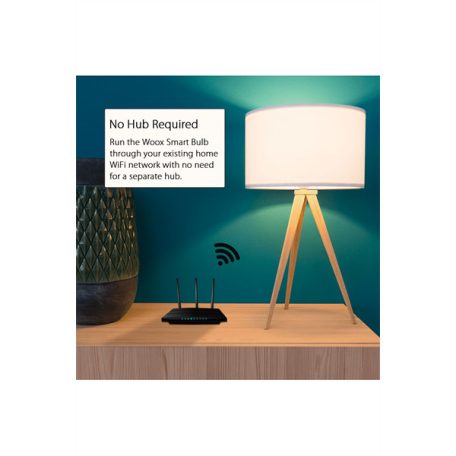 Woox Smart LED Izzó - R4554 (B22, 8W, 650lm, RGB+meleg fehér, 3000K, Wi-Fi, 30 000 óra élettartam)