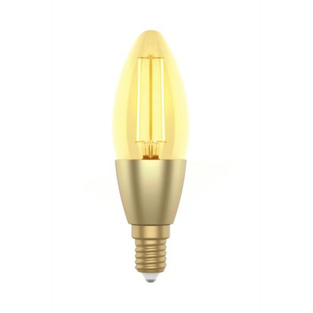 Woox Smart  LED Izzó - R5141 (Filament Candle Design, E14, 4,9W, 470lm, 2700–6500K, Wi-Fi)