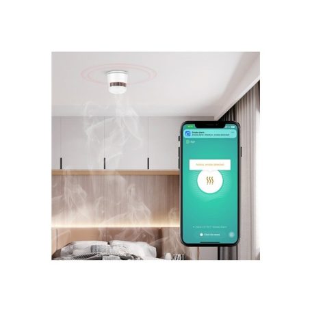 Woox Smart Zigbee Füstérzékelő - R7305 (85dB, CR123A, 3V 1600mAh)