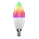 Woox Smart LED Izzó - R9075 (E14, 5W, 470lm, RGB+CCT, 2700–6500K, Wi-Fi, 30 000 óra élettartam)