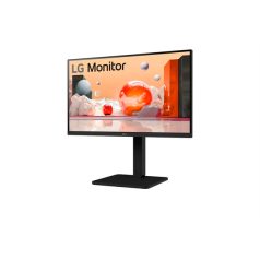   LG Monitor 24" - 24BA550-B (IPS; 16:9; 1920x1080; 5ms; 250cd; 100Hz; Dsub, DP, HDMI; USB, Hangszóró, sRGB99%, Pivot)