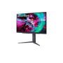   LG Monitor 27" Gamer - 27GR93U-B (IPS; 21:9; 3840x2160; 144Hz; 1ms; 400cd; HDMIx2; DP; USB; G-Sync; HDR, Pivot)