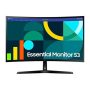   Samsung Monitor 27" - S27D360GAU (VA, 1920x1080, 16:9, FHD, 100HZ, 250cd/m2, 4ms, Curved)