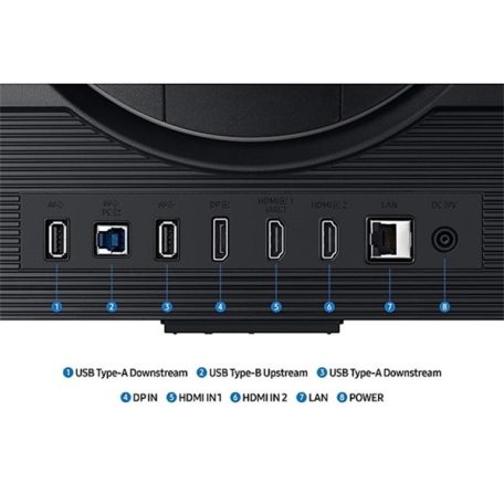 SAMSUNG Monitor 27" - S27DG702EU (IPS, 3840x2160, 16:9, UHD, 144HZ, 350cd/m2, 1ms, Pivot, Smart)