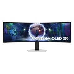  Samsung Monitor 49" - S49DG934SU (OLED, 5120x1440, 32:9, DQHD, 240HZ, 250cd/m2, 0,03ms, Ívelt)
