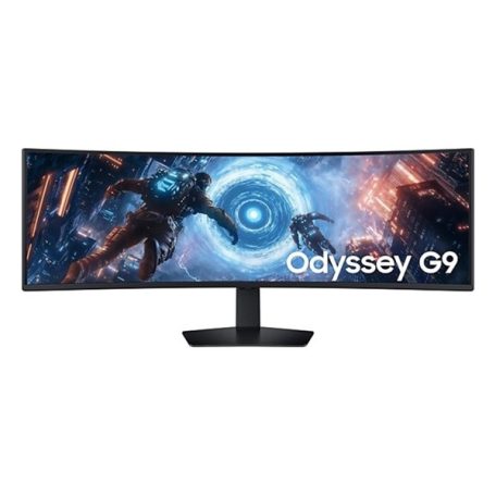 Samsung Monitor 49" - S49FG910EU (VA, 5120x1440, 32:9, DQHD, 144HZ, 350cd/m2, 1ms, Ívelt)
