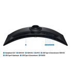 Samsung Monitor 49" - S49FG910EU (VA, 5120x1440, 32:9, DQHD, 144HZ, 350cd/m2, 1ms, Ívelt)