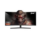 Spirit of Gamer Monitor 34" - EPIC 34" (VA, 21:9, 3440x1440, 1ms, 165 Hz, 400 cd/m2, 4000:1, HDMI/DP/3,5 mm Jack)