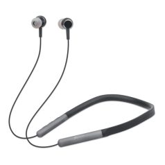   Manhattan Fülhallgató -  Bluetooth 5.0 + EDR vezetéknélküli, mikrofon, hangerőszabályzó, neckband, Fekete