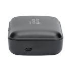 Manhattan Fülhallgató -  Bluetooth 5.0 vezetéknélküli, mikrofon, hangerőszabályzó, Powerbank funkció, Fekete