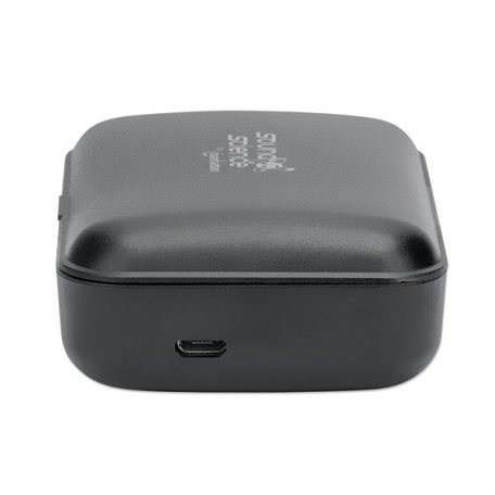 Manhattan Fülhallgató -  Bluetooth 5.0 vezetéknélküli, mikrofon, hangerőszabályzó, Powerbank funkció, Fekete