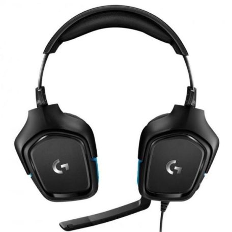 Logitech Fejhallgató - G432  Gaming headset (Vezetékes, USB/3,5mm Jack, Dolby DTS 7.1 hangzás, hangerőszabályzó, fekete)