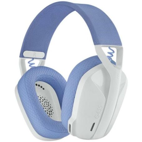 Logitech Fejhallgató - G435 (Vezeték nélküli, Bluetooth, hangerőszabályzó, fehér)