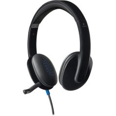   Logitech Fejhallgató - H540 Headset (Vezetékes, USB, mikrofon, hangerőszabályzó, fekete)