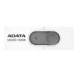 ADATA Pendrive - 64GB UV220 (USB2.0, Fehér-Szürke)