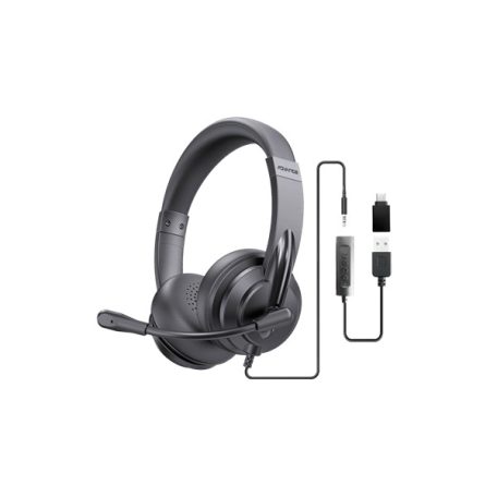 Advance Fejhallgató - SMARTPHONICS 650 (USB/Jack, 1,2m kábel, fekete)