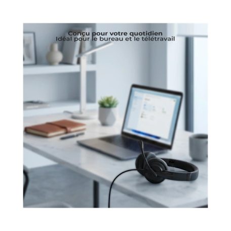 Advance Fejhallgató - SMARTPHONICS 650 (USB/Jack, 1,2m kábel, fekete)