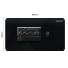 Be Quiet! Egérpad - Mousepad XL (900 x 500 x 3mm; fekete)