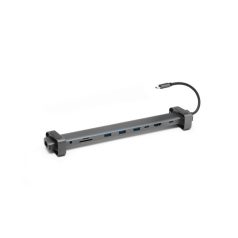   Bluestork USB Hub - HUB-OFFICE-PRO (USB-C to 3xUSB-A 3.0 port + 1xUSB-C + 1xHDMI + 1xRJ45, SD, TF  3,5 Jack, PD 100W)
