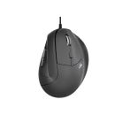 Bluestork Egér - M-W-ERGO (Ergonomic, 2.4G, 7200 DPI, optikai, fekete)