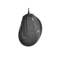   Bluestork Egér - M-W-ERGO (Ergonomic, 2.4G, 7200 DPI, optikai, fekete)