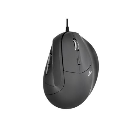Bluestork Egér - M-W-ERGO (Ergonomic, Rechargeable, 2.4G, 7200 DPI, optikai, fekete)