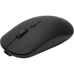   Bluestork Vezeték nélküli Egér - M-WL-OFF100-BLACK (Bluetooth, 2.4G, Rechargeable, 3200 DPI, optikai, fekete)