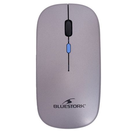 Bluestork Vezeték nélküli Egér - M-WL-OFF105 (Bluetooth, 2.4G, 4 gomb, Rechargeable, 3200 DPI, optikai, fekete)