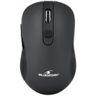 Bluestork Vezeték nélküli Egér - M-WL-OFF60-BLACK (1600 DPI, 6 gomb, optikai, fekete)