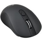 Bluestork Vezeték nélküli Egér - M-WL-OFF60-BLACK (1600 DPI, 6 gomb, optikai, fekete)
