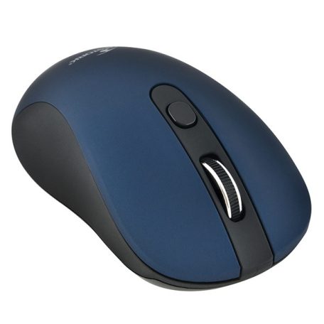 Bluestork Vezeték nélküli Egér - M-WL-OFF60-BLUE (1600 DPI, 6 gomb, optikai, kék)