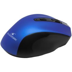  Bluestork Vezeték nélküli Egér - M-WL-OFF75-BLUE (Rechargeable, Bluetooth, 1600 DPI, 6 gomb, optikai, kék)