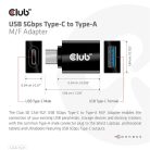 Club 3D Átalakító - CAA-1521 (3.1 USB-C Gen 1 to 3.1 USB-A Gen1)