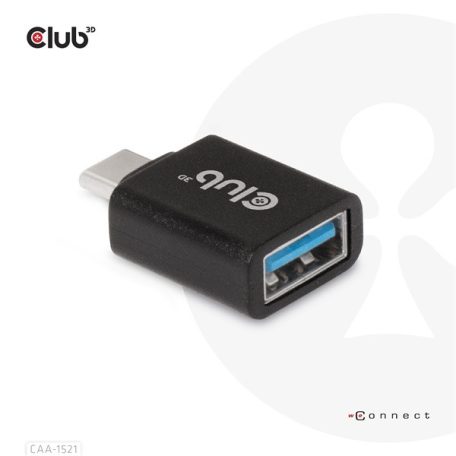 Club 3D Átalakító - CAA-1521 (3.1 USB-C Gen 1 to 3.1 USB-A Gen1)