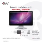 Club 3D Átalakító - CAC-1010-A (DisplayPort to Dual Link DVI-D, aktív, 4K30Hz, HDCP ON)
