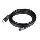 Club 3D Kábel - CAC-1023 (DisplayPort 1.4, 8K60Hz, DSC 1.2, HBR3, HDR, 3m, Bidirectionális, M/F)