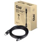 Club 3D Kábel - CAC-1023 (DisplayPort 1.4, 8K60Hz, DSC 1.2, HBR3, HDR, 3m, Bidirectionális, M/F)