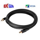 Club 3D Kábel - CAC-1061 (DisplayPort 1.4, HBR3, 8K60Hz, 5m, 32CH, Aranyozott, VESA, M/M)