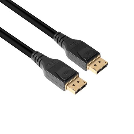 Club 3D Kábel - CAC-1061 (DisplayPort 1.4, HBR3, 8K60Hz, 5m, 32CH, Aranyozott, VESA, M/M)