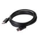 Club 3D Kábel - CAC-1064 (DisplayPort 1.2, 21.6Gbps, 4K60Hz, VESA tanúsított, 3m, M/M)