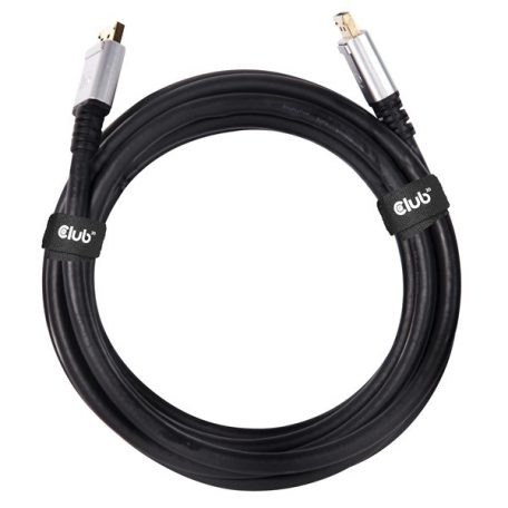 Club 3D Kábel - CAC-1069 (DisplayPort 1.4 HBR3 8K @60Hz, 32.4Gbps, 4m, 24AWG, DSC 1.2, VESA, M/M)