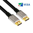 Club 3D Kábel - CAC-1069 (DisplayPort 1.4 HBR3 8K @60Hz, 32.4Gbps, 4m, 24AWG, DSC 1.2, VESA, M/M)
