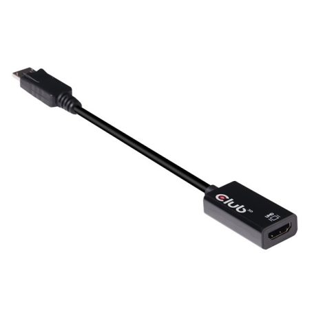 Club 3D Átalakító - CAC-1080 (DisplayPort 1.4 to HDMI 2.0, 4K60Hz, HDR, 3D aktív)